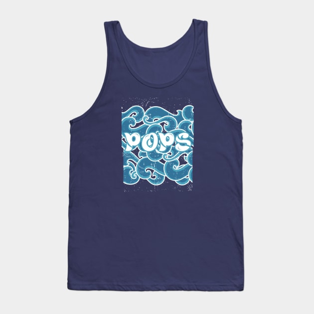 Pops Grandpa Design Tank Top by MCsab Creations